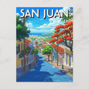 Carte Postale Vieux San Juan Porto Rico Voyage