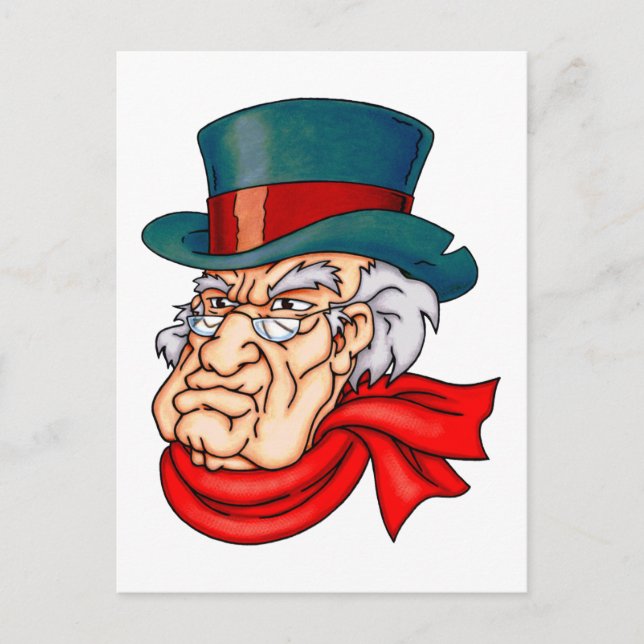 Carte Postale Vieux Scrooge (Devant)