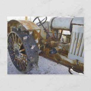 Carte Postale Vieux tracteur