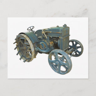 Carte Postale vieux tracteur