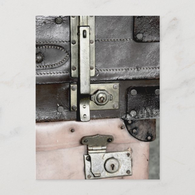 Carte postale Vieux valises (Devant)
