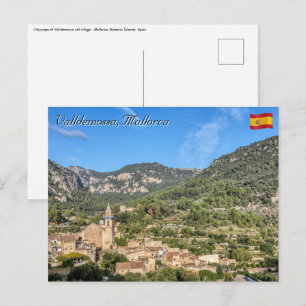 Carte Postale Vieux village de Valldemossa - Majorque, Espagne