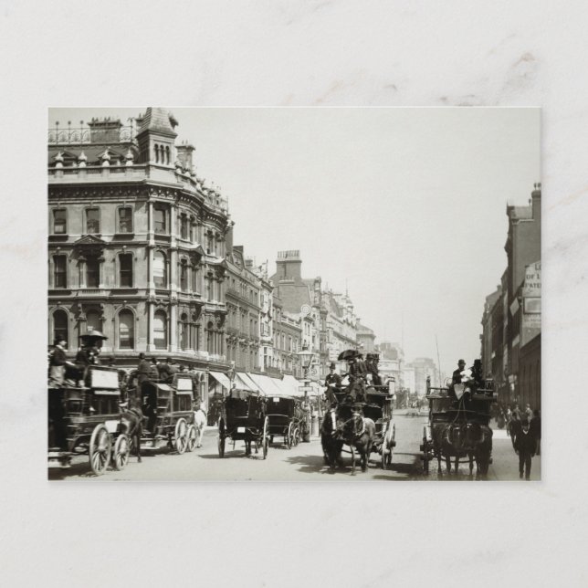 Carte Postale View down Oxford Street, Londres (b/photo) (Devant)