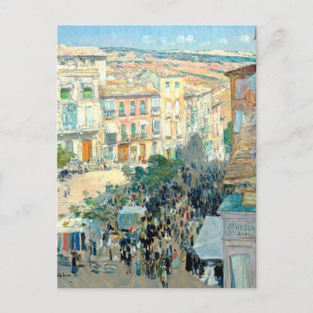 Carte Postale View of a Southern French City by Childe Hassam (Devant)