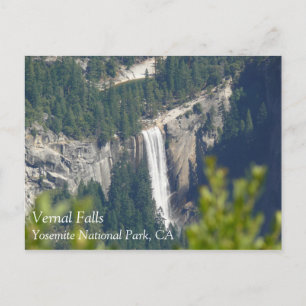 Carte Postale View of Vernal Falls from Glacier Point