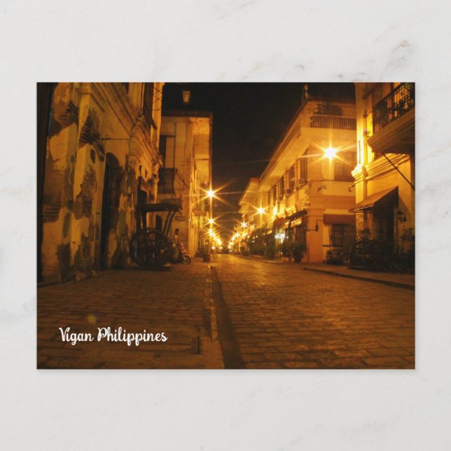 Carte postale Vigan (Devant)