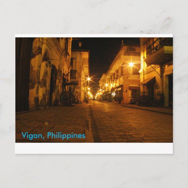 Carte Postale Vigan, Ilocos Sur (Devant)