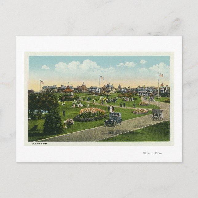 Carte Postale Vignoble de Martha, vue sur Ocean Park (Devant)