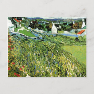 Carte Postale Vignobles avec vue sur Arles Van Gogh