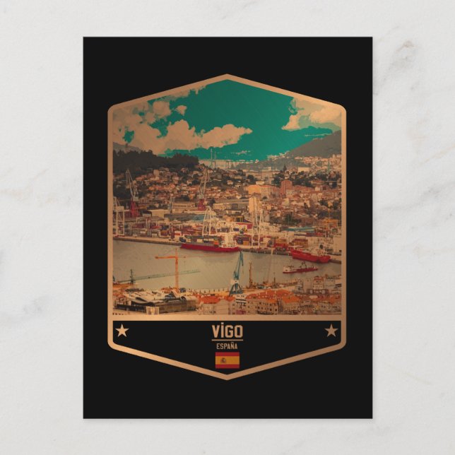 Carte Postale Vigo (Devant)
