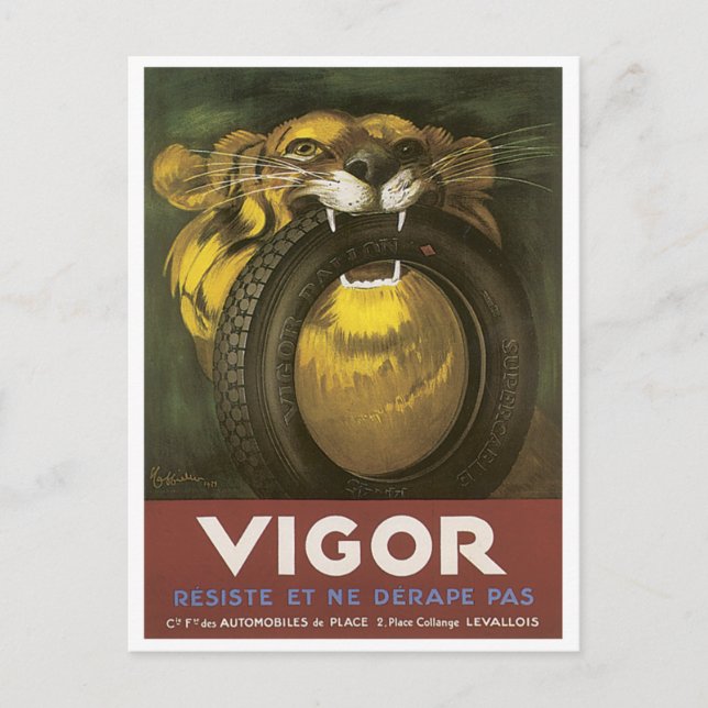 Carte Postale Vigor (Devant)