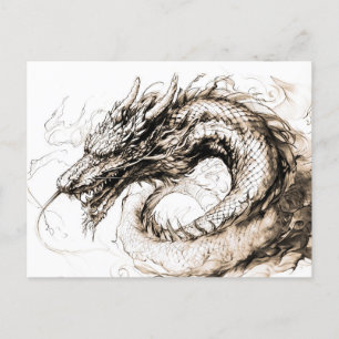Carte Postale Viking Deity Sketch