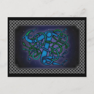 Carte postale Viking Design - Bête d'Urnes