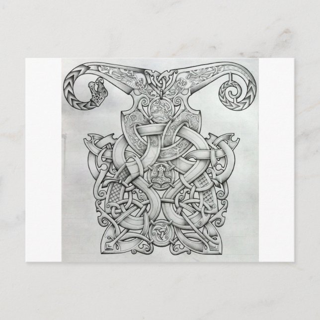 CARTE POSTALE VIKING & OSEBERG CONCEPTION DE CONNAISSANCES (Devant)