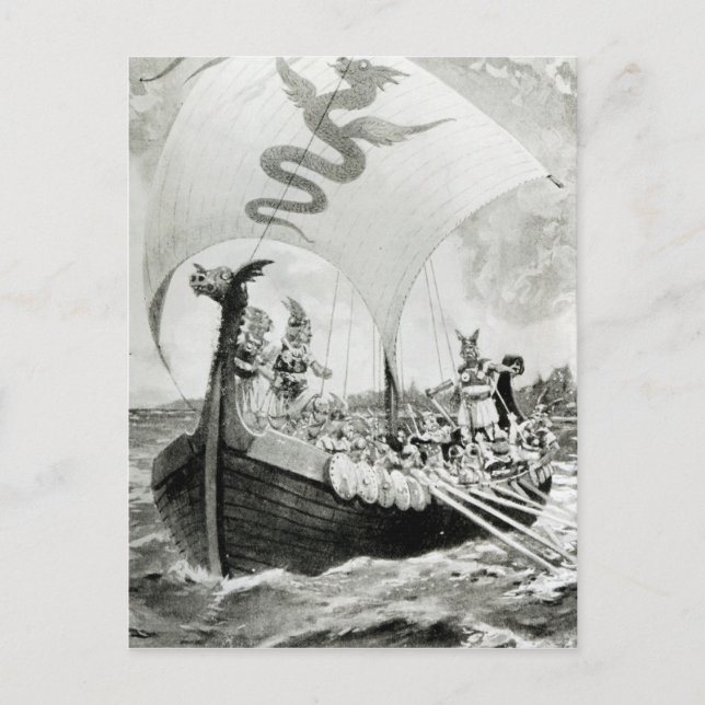 Carte Postale Viking Raiders (Devant)