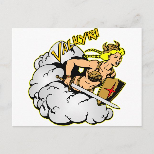 Carte Postale Viking Valkyri (Devant)