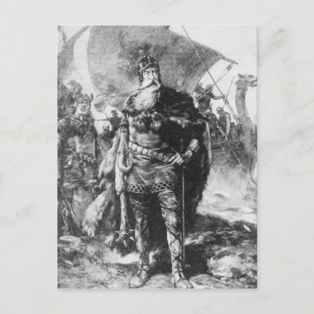Carte Postale Viking Warrior (Devant)