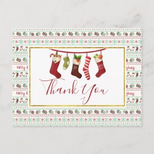 Carte Postale Vilain Motif de Noël