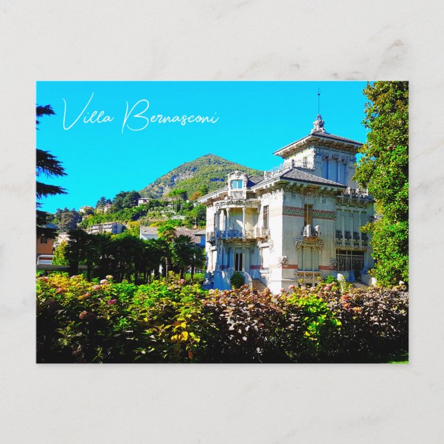 Carte Postale Villa Bernasconi Cernobbio Lac de Côme Italie (Devant)