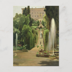 Carte Postale Villa D'Este, Tivoli, 1869