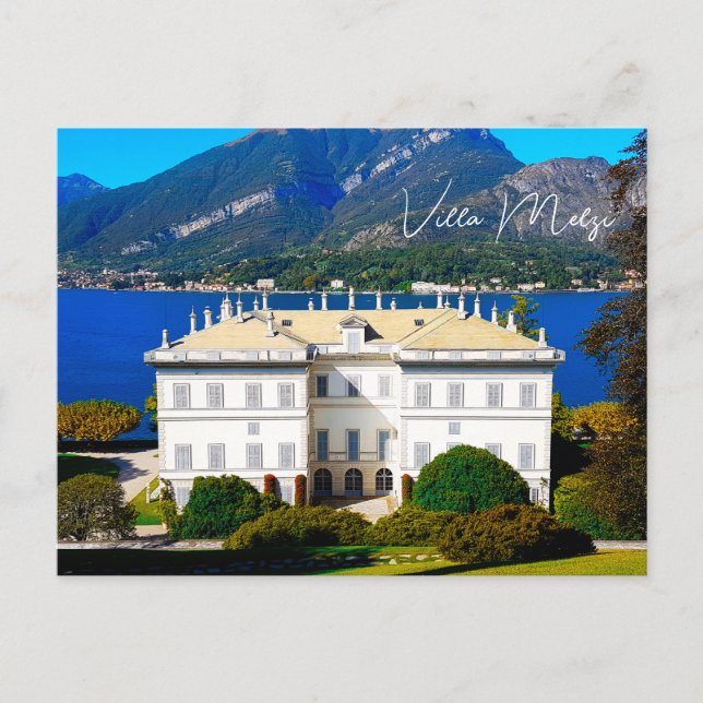 Carte Postale Villa Melzi Bellagio Lac de Côme Italie (Devant)