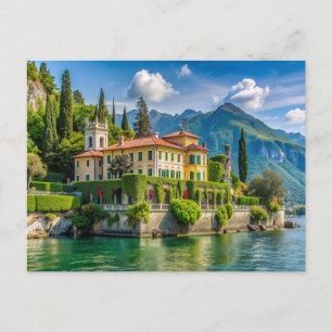 Carte Postale Villa Monastero Varenna lac como