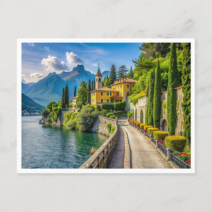 Carte Postale Villa Monastero Varenna lac como