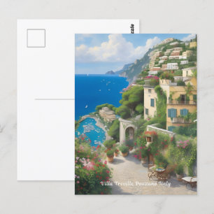 Carte Postale Villa Treville Positano Italie