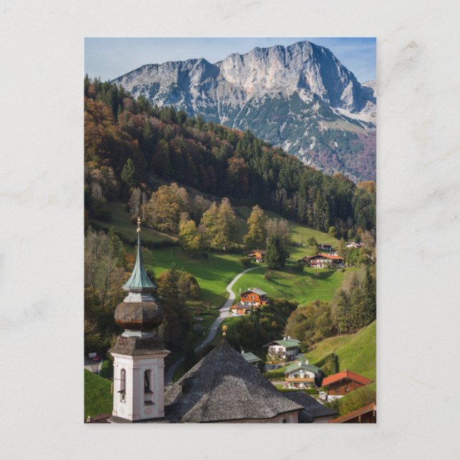 Carte Postale Village bavarois pittoresque, Allemagne (Devant)