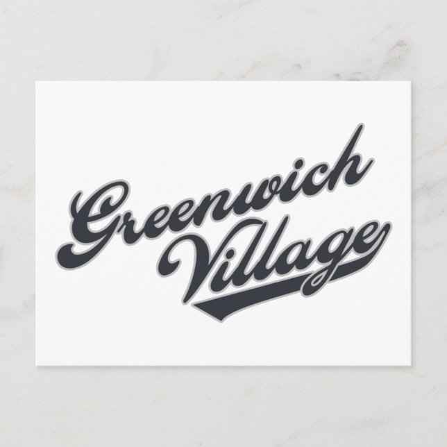 Carte Postale Village de Greenwich (Devant)