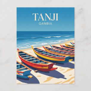 Carte Postale Village de pêche de Tanji Gambie