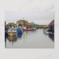 Village de pêche Nouvelle-Écosse Canada Art