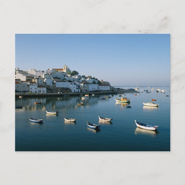 Carte Postale Village de pêcheurs de Ferragudo, Algarve, Portuga (Devant)