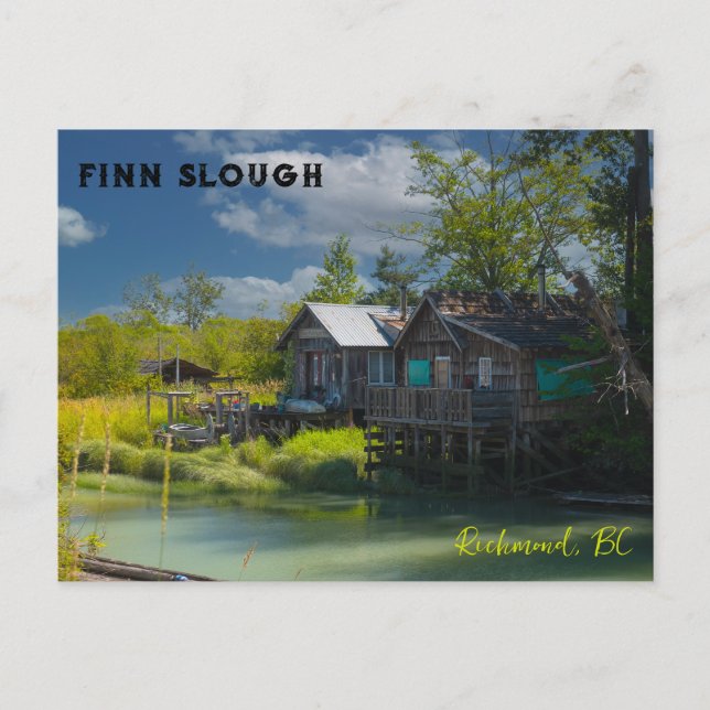 Carte Postale Village de pêcheurs historique de Finn Slough (Devant)