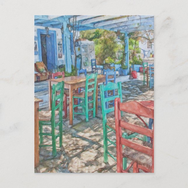 Carte Postale Village de Zia, île de Kos, Grèce (Devant)