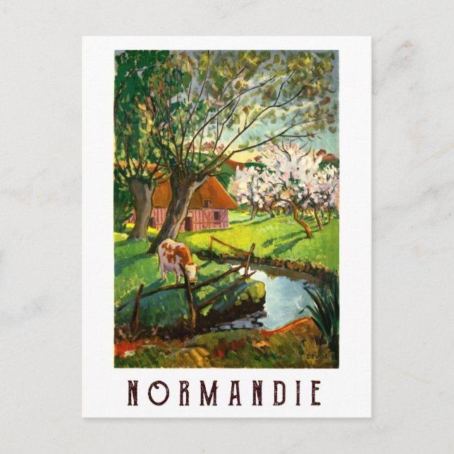 Carte Postale Village en Normandie, France (Devant)