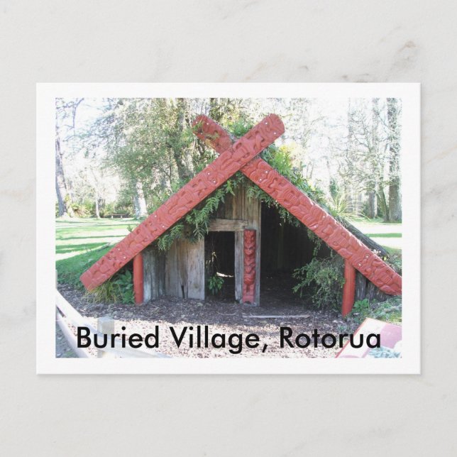 Carte Postale Village enterré (Devant)