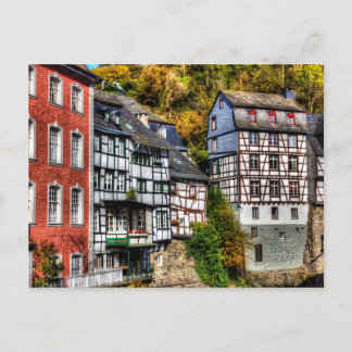 Carte Postale Village médiéval Monschau en Allemagne