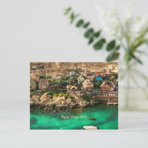 Carte Postale Village Popeye, Malte