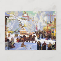 Village russe en hiver