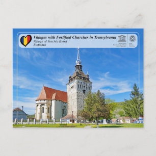 Carte postale Village UNESCO de Saschiz-Keisd