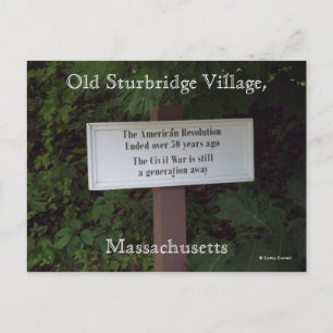 Carte Postale Village Vieux Sturbridge, Massachusetts