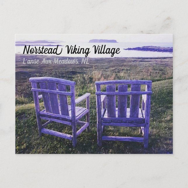 Carte Postale Village Viking de Norstead (Devant)