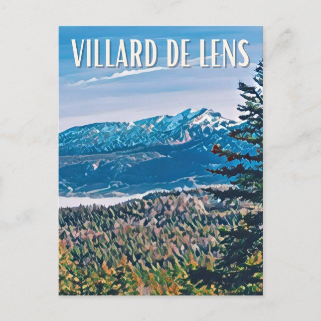 Carte Postale Villard-de-Lens Station de ski  (Devant)