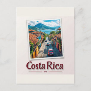Carte Postale Ville côtière tropicale du Costa Rica