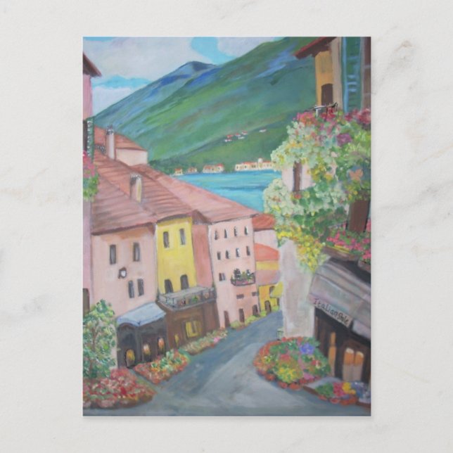 Carte Postale Ville de Bellagio, Italie (Devant)