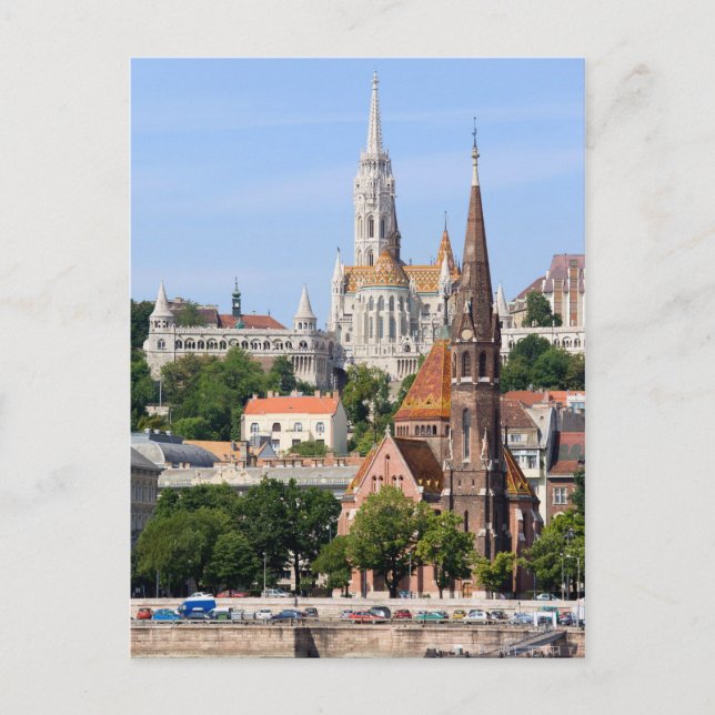 Carte Postale Ville de Budapest en Hongrie (Devant)
