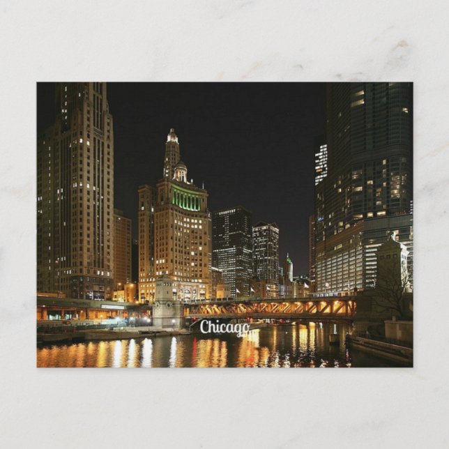 Carte Postale Ville de Chicago (Devant)