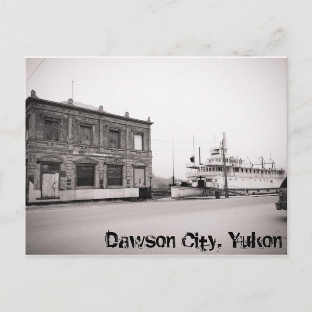 Carte Postale Ville de Dawson, le Yukon (Devant)