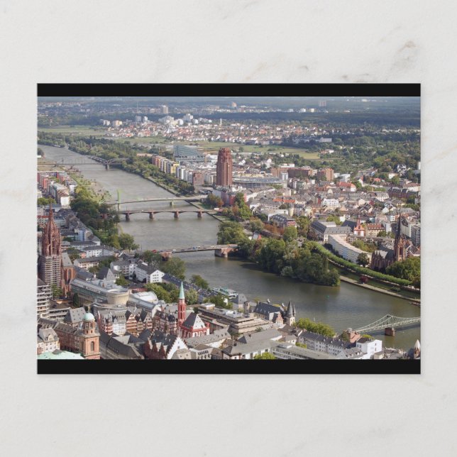 Carte Postale ville de francfort (Devant)